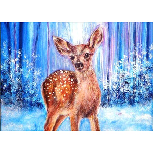 Little Deer 40x30cm(canvas) full round drill diamond painting
