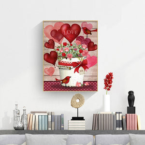 Love 30x40cm(canvas) full round drill diamond painting