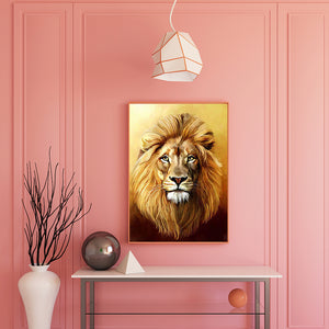 Lion 40x50cm(canvas) full square drill diamond painting