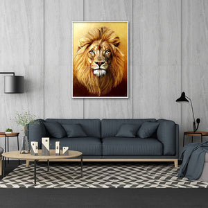 Lion 40x50cm(canvas) full square drill diamond painting
