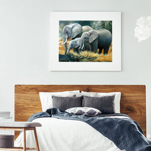 Animal 50x40cm(canvas) full square drill diamond painting