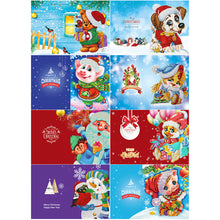 Load image into Gallery viewer, 8pcs Christmas 5D DIY Special Shape Part Drill Diamond Embroidery Kits Card
