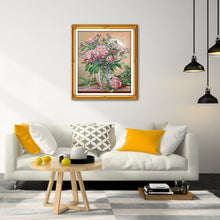 Load image into Gallery viewer, Bellflower vase 47x54cm(canvas) Printed canvas 14CT 2 Threads Cross stitch kits
