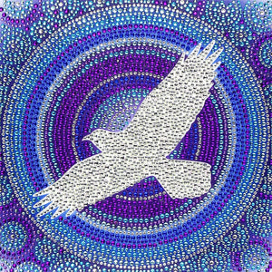 Flying Doves 30x30cm(canvas) beautiful special shaped drill diamond painting