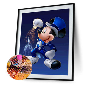 Cartoon Mouse 30x40cm(canvas) full round drill diamond painting