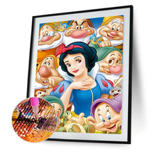 Load image into Gallery viewer, Snow Princess 40x50cm(canvas) full round drill diamond painting
