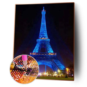 Eiffel Tower 30x40cm(canvas) full round drill diamond painting
