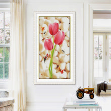 Load image into Gallery viewer, Flower 41x74cm(canvas) Printed canvas 14CT 2 Threads Cross stitch kits
