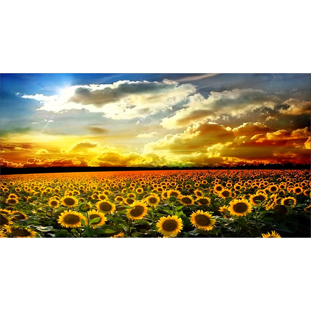 Wonderful Nature 85x45cm(canvas) full round drill diamond painting