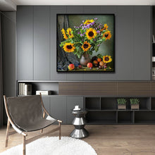 Load image into Gallery viewer, Elegant Flower Poster 30x30cm(canvas) full round drill diamond painting
