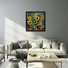 Load image into Gallery viewer, Elegant Flower Poster 30x30cm(canvas) full round drill diamond painting
