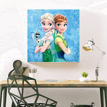 Load image into Gallery viewer, Ice Princess 30x30cm(canvas) full round drill diamond painting
