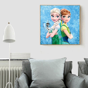 Ice Princess 30x30cm(canvas) full round drill diamond painting