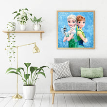 Load image into Gallery viewer, Ice Princess 30x30cm(canvas) full round drill diamond painting
