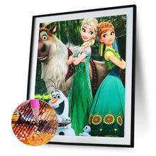 Load image into Gallery viewer, Cartoon Sisters 30x40cm(canvas) full round drill diamond painting
