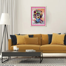 Load image into Gallery viewer, Flowers 29x22cm(canvas) Printed canvas 14CT 2 Threads Cross stitch kits
