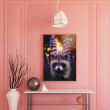 Load image into Gallery viewer, Animal Raccoon 30x40cm(canvas) full round drill diamond painting
