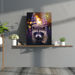 Animal Raccoon 30x40cm(canvas) full round drill diamond painting