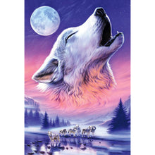 Load image into Gallery viewer, Wolf 30x40cm(canvas) full round drill diamond painting
