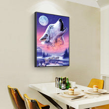 Load image into Gallery viewer, Wolf 30x40cm(canvas) full round drill diamond painting
