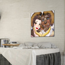 Load image into Gallery viewer, Princess Prince 30x30cm(canvas) full round drill diamond painting
