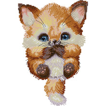 Load image into Gallery viewer, Animal 20x30cm(canvas) Printed canvas 14CT 2 Threads Cross stitch kits
