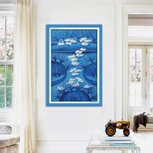 Load image into Gallery viewer, Winter Morning 72x48cm(canvas) Printed canvas 14CT 2 Threads Cross stitch kits
