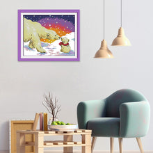 Load image into Gallery viewer, Maternal Love 27x21cm(canvas) Printed canvas 14CT 2 Threads Cross stitch kits
