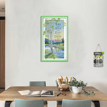 Load image into Gallery viewer, Landscape 50x31cm(canvas) Printed canvas 14CT 2 Threads Cross stitch kits
