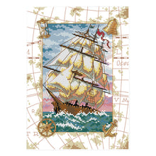 Load image into Gallery viewer, Landscape 31x22cm(canvas) Printed canvas 14CT 2 Threads Cross stitch kits
