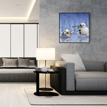 Load image into Gallery viewer, Funny Snowman 30x30cm(canvas) full round drill diamond painting
