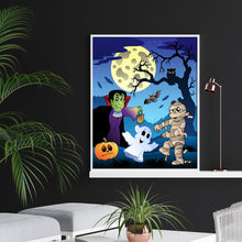 Load image into Gallery viewer, Halloween Elf 30x40cm(canvas) full round drill diamond painting
