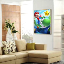 Load image into Gallery viewer, Anime Characters Mario 30x40cm(canvas) full round drill diamond painting
