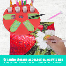Load image into Gallery viewer, Diamond Painting Point Drill Tray Diamond Embroidery Tools Storage Holder
