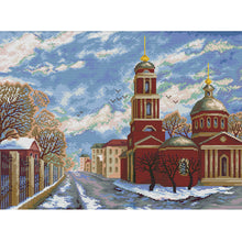 Load image into Gallery viewer, Scenery 53x41cm(canvas) Printed canvas 14CT 2 Threads Cross stitch kits
