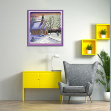Load image into Gallery viewer, Scenery 41x41cm(canvas) Printed canvas 14CT 2 Threads Cross stitch kits
