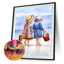 Load image into Gallery viewer, Little Girl 30x40cm(canvas) full round drill diamond painting
