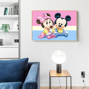 Cartoon Mouse 40x30cm(canvas) full round drill diamond painting