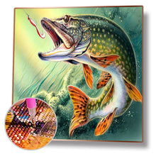 Load image into Gallery viewer, Swimming Fish 40x40cm(canvas) full round drill diamond painting
