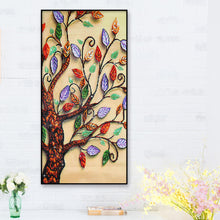 Load image into Gallery viewer, Leaves 45x85cm(canvas) beautiful special shaped drill diamond painting
