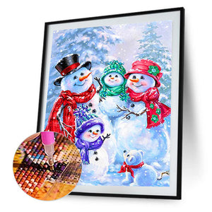 Santa Claus 30x40cm(canvas) full round drill diamond painting