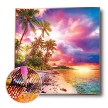 Load image into Gallery viewer, Sea Wave 30x30cm(canvas) full round drill diamond painting
