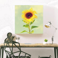 Load image into Gallery viewer, Positive Sunflower 30x30cm(canvas) full round drill diamond painting
