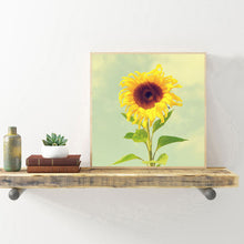 Load image into Gallery viewer, Positive Sunflower 30x30cm(canvas) full round drill diamond painting
