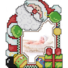 Load image into Gallery viewer, R943 Photo Frame 3 15x13cm(canvas) Printed canvas 14CT 2 Threads Cross stitch kits
