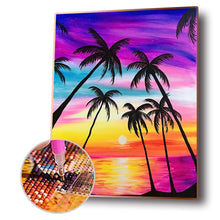 Load image into Gallery viewer, Beach Tree 40x50cm(canvas) full square drill diamond painting
