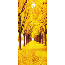 Load image into Gallery viewer, Autumn Boulevard 40x85cm(canvas) full round drill diamond painting
