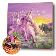 Load image into Gallery viewer, Color Horse 30x30cm(canvas) full round drill diamond painting
