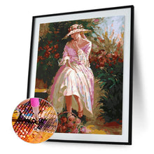Load image into Gallery viewer, Women 30x40cm(canvas) full round drill diamond painting
