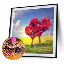 Load image into Gallery viewer, Love Tree 30x30cm(canvas) full round drill diamond painting
